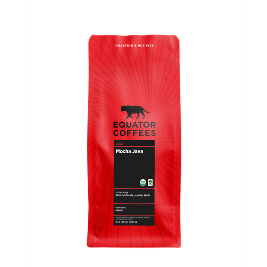 Mocha Java Fair Trade Organic 2 lb - Fresh-Roasted Coffee for Daily Brewing