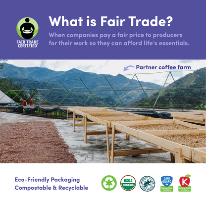 Downtown Blend Organic & Fair Trade - Fresh-Roasted Coffee for Daily Brewing