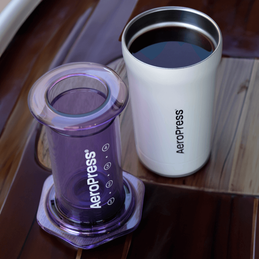 AeroPress Travel Coffee Tumbler - Stainless Steel - Brewing Vessel for Daily Coffee Preparation