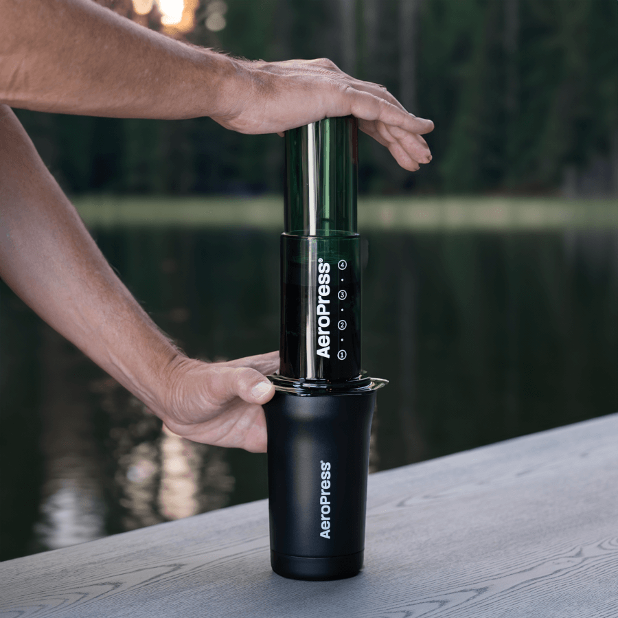 AeroPress Travel Coffee Tumbler - Stainless Steel - Brewing Vessel for Daily Coffee Preparation