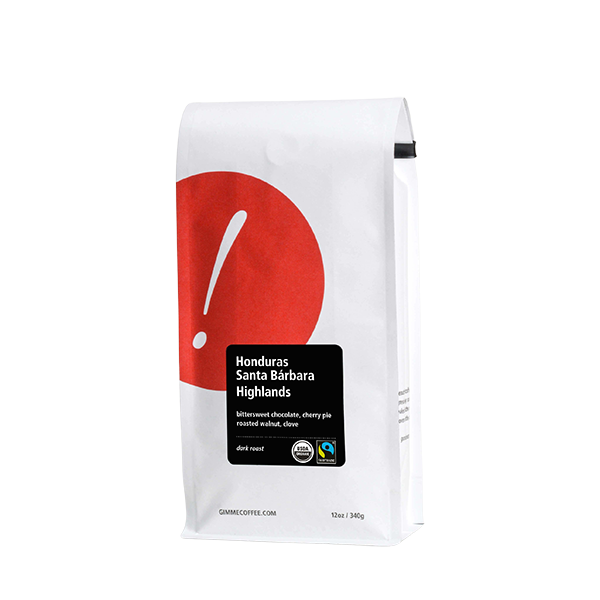 Honduras Santa Barbara Highlands Dark Org FT 12 oz - Fresh-Roasted Coffee for Daily Brewing