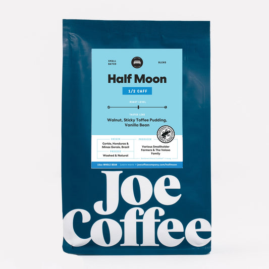 Half Moon Half Caff 2 lb - Fresh-Roasted Coffee for Daily Brewing