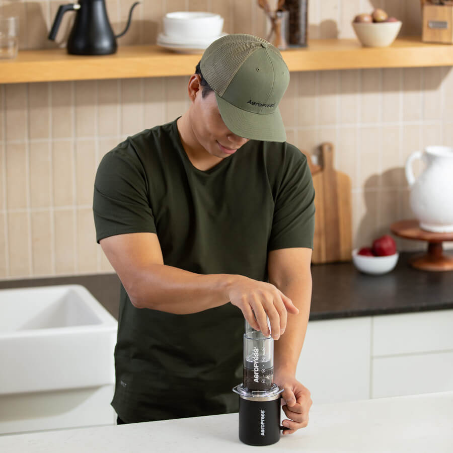 AeroPress Hats - Brewing Accessory for Fresh Coffee Preparation