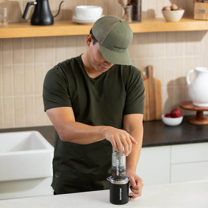AeroPress Hats - Brewing Accessory for Fresh Coffee Preparation